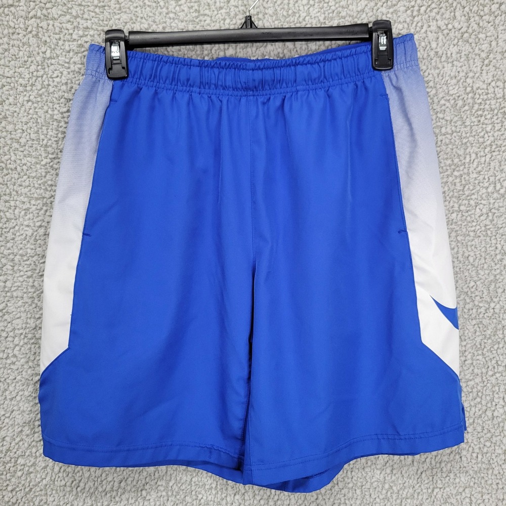 Nike Dri-FIT MLB Authentic Performance Shorts Mens Large Blue 9 Inch Inseam